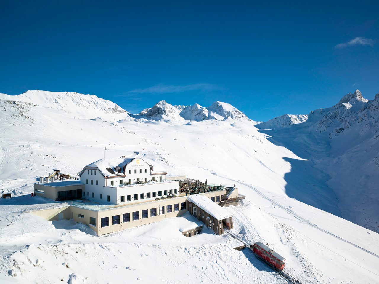 St Moritz ski resort