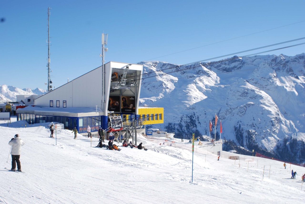 St Moritz ski resort