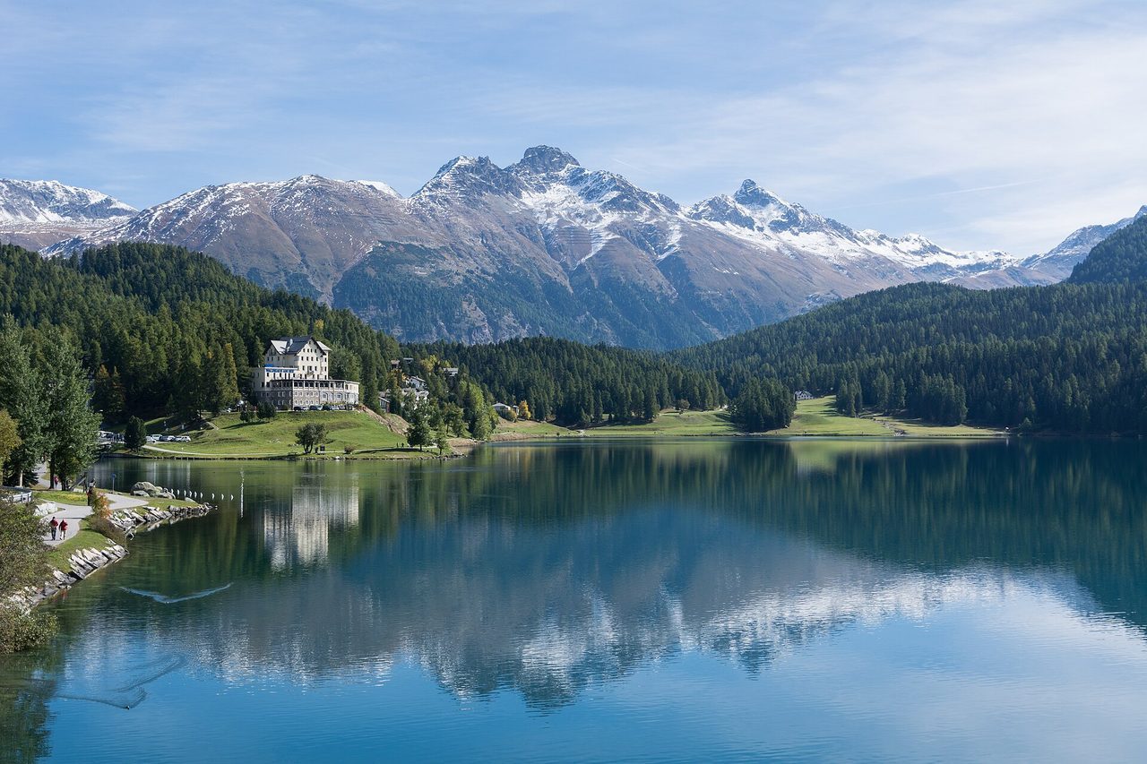 St Moritz ski resort