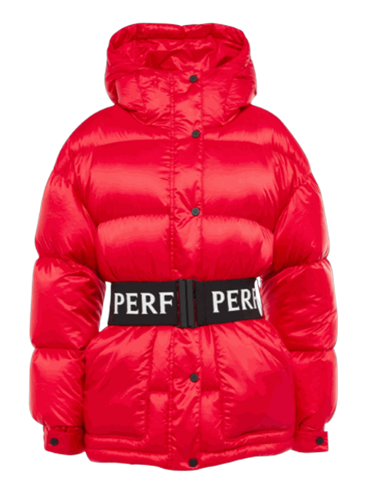 Red Oversized Parka II Ski Jacket